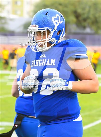 Thumbnail 2 in Bingham vs. St. Frances Academy (GEICO State Champions Bowl Series) photogallery.