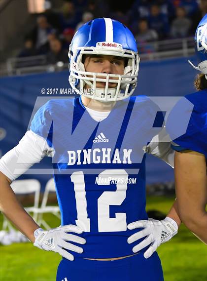 Thumbnail 3 in Bingham vs. St. Frances Academy (GEICO State Champions Bowl Series) photogallery.