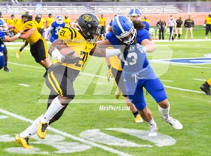 Thumbnail 1 in Bingham vs. St. Frances Academy (GEICO State Champions Bowl Series) photogallery.