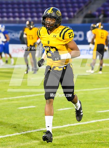 Thumbnail 2 in Bingham vs. St. Frances Academy (GEICO State Champions Bowl Series) photogallery.