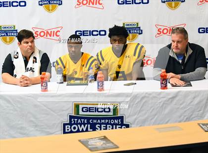 Thumbnail 3 in Bingham vs. St. Frances Academy (GEICO State Champions Bowl Series) photogallery.