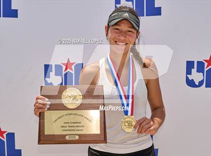 Thumbnail 1 in UIL 5A & 6A Girls Tennis Finals (Awards) photogallery.