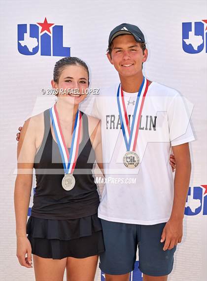 Thumbnail 2 in UIL 5A & 6A Girls Tennis Finals (Awards) photogallery.