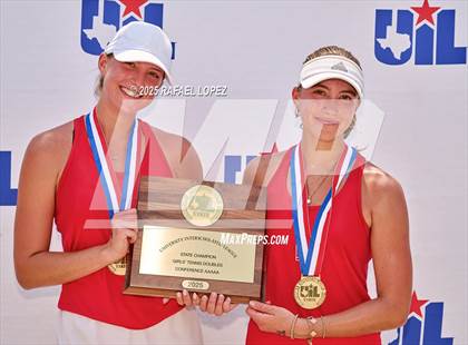 Thumbnail 3 in UIL 5A & 6A Girls Tennis Finals (Awards) photogallery.