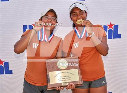 Thumbnail 1 in UIL 5A & 6A Girls Tennis Finals (Awards) photogallery.