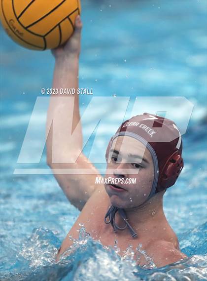 Thumbnail 1 in Clear Creek vs. Brazoswood (UIL Boys Water Polo 6A Region 2 Quarterfinal) photogallery.