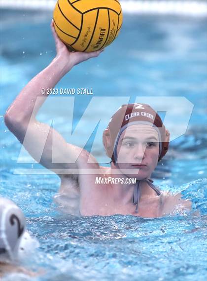 Thumbnail 3 in Clear Creek vs. Brazoswood (UIL Boys Water Polo 6A Region 2 Quarterfinal) photogallery.