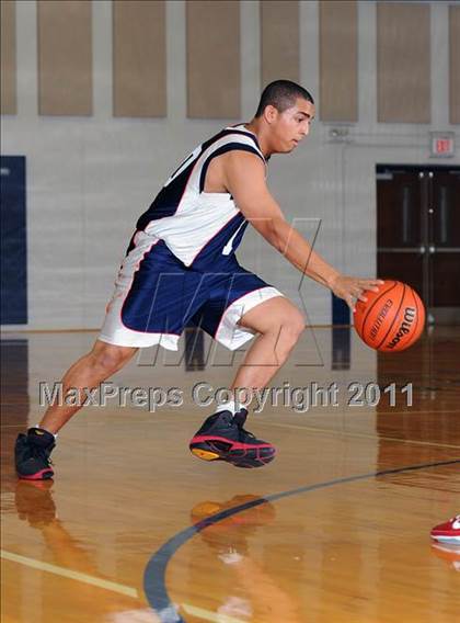 Thumbnail 2 in Dayspring Christian Academy vs. Mount Calvary Christian (CCAC Semifinals) photogallery.
