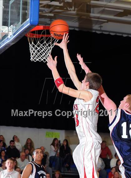 Thumbnail 3 in Dayspring Christian Academy vs. Mount Calvary Christian (CCAC Semifinals) photogallery.