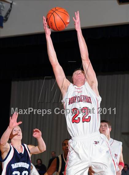 Thumbnail 1 in Dayspring Christian Academy vs. Mount Calvary Christian (CCAC Semifinals) photogallery.