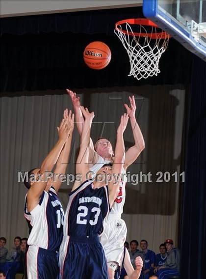 Thumbnail 3 in Dayspring Christian Academy vs. Mount Calvary Christian (CCAC Semifinals) photogallery.