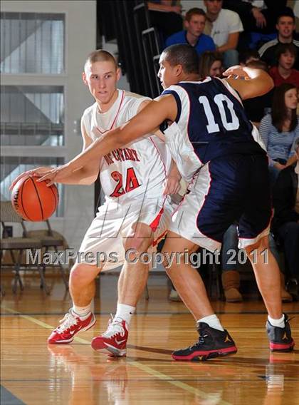 Thumbnail 3 in Dayspring Christian Academy vs. Mount Calvary Christian (CCAC Semifinals) photogallery.