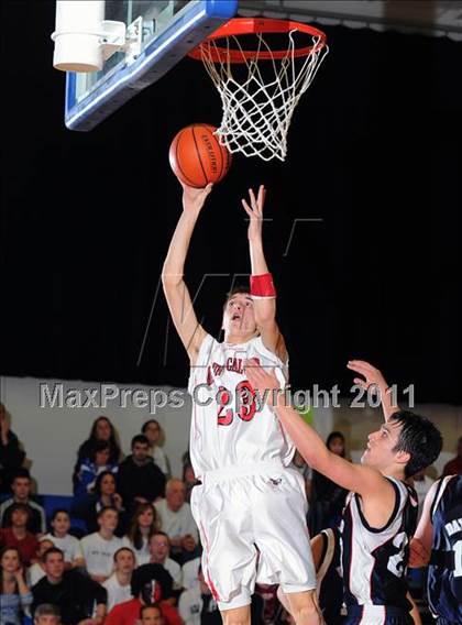 Thumbnail 2 in Dayspring Christian Academy vs. Mount Calvary Christian (CCAC Semifinals) photogallery.