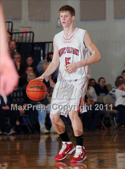 Thumbnail 1 in Dayspring Christian Academy vs. Mount Calvary Christian (CCAC Semifinals) photogallery.