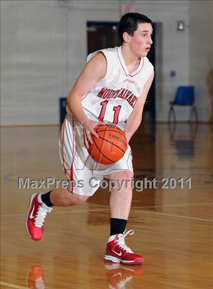 Thumbnail 3 in Dayspring Christian Academy vs. Mount Calvary Christian (CCAC Semifinals) photogallery.