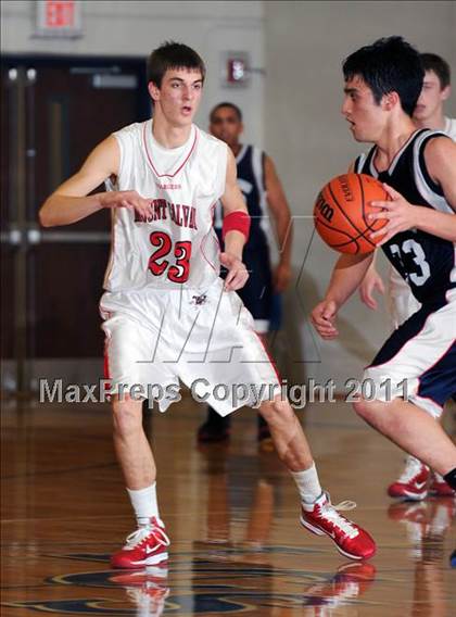 Thumbnail 2 in Dayspring Christian Academy vs. Mount Calvary Christian (CCAC Semifinals) photogallery.