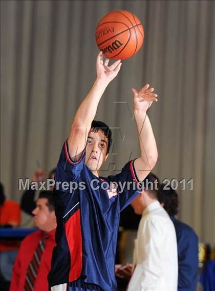 Thumbnail 2 in Dayspring Christian Academy vs. Mount Calvary Christian (CCAC Semifinals) photogallery.
