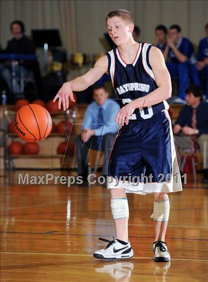 Thumbnail 1 in Dayspring Christian Academy vs. Mount Calvary Christian (CCAC Semifinals) photogallery.