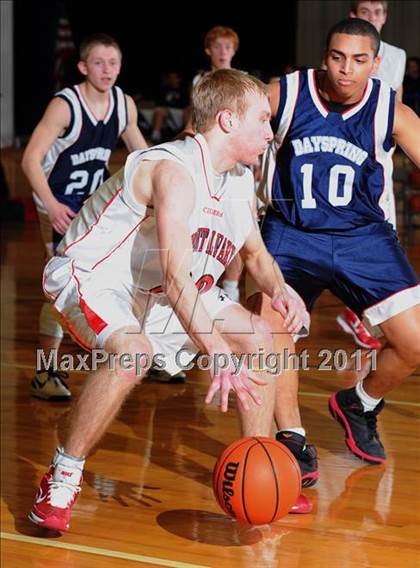 Thumbnail 1 in Dayspring Christian Academy vs. Mount Calvary Christian (CCAC Semifinals) photogallery.