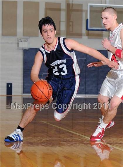 Thumbnail 1 in Dayspring Christian Academy vs. Mount Calvary Christian (CCAC Semifinals) photogallery.