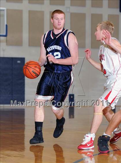 Thumbnail 3 in Dayspring Christian Academy vs. Mount Calvary Christian (CCAC Semifinals) photogallery.