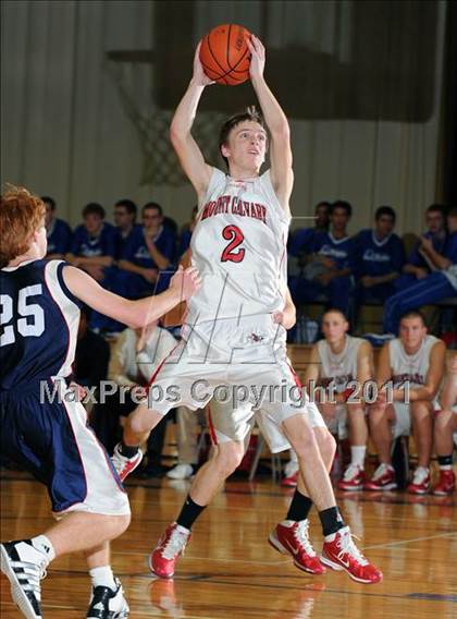 Thumbnail 3 in Dayspring Christian Academy vs. Mount Calvary Christian (CCAC Semifinals) photogallery.