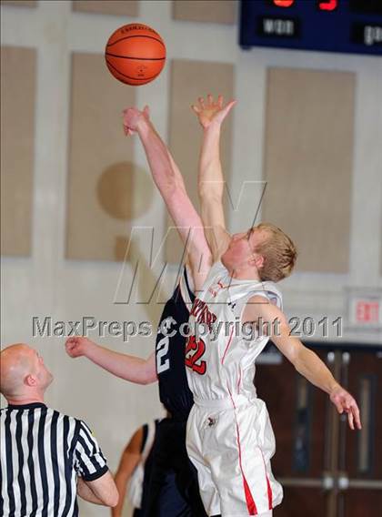 Thumbnail 2 in Dayspring Christian Academy vs. Mount Calvary Christian (CCAC Semifinals) photogallery.