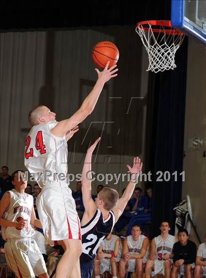 Thumbnail 1 in Dayspring Christian Academy vs. Mount Calvary Christian (CCAC Semifinals) photogallery.