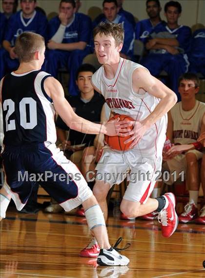 Thumbnail 1 in Dayspring Christian Academy vs. Mount Calvary Christian (CCAC Semifinals) photogallery.