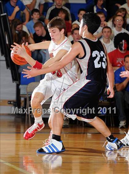 Thumbnail 1 in Dayspring Christian Academy vs. Mount Calvary Christian (CCAC Semifinals) photogallery.