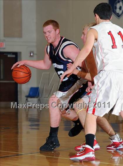 Thumbnail 1 in Dayspring Christian Academy vs. Mount Calvary Christian (CCAC Semifinals) photogallery.
