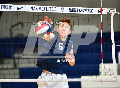 Thumbnail 1 in Marin Catholic Boys Volleyball (Extending the Season) photogallery.