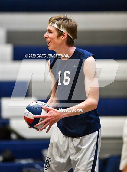 Thumbnail 2 in Marin Catholic Boys Volleyball (Extending the Season) photogallery.