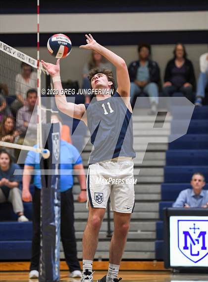 Thumbnail 2 in Marin Catholic Boys Volleyball (Extending the Season) photogallery.