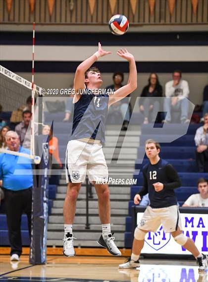 Thumbnail 3 in Marin Catholic Boys Volleyball (Extending the Season) photogallery.