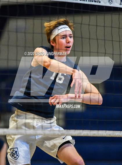 Thumbnail 2 in Marin Catholic Boys Volleyball (Extending the Season) photogallery.