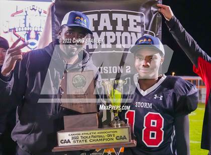 Thumbnail 2 in Imagine Prep Superstition vs. Imagine Prep Surprise (CAA DIV 2 Championship) photogallery.