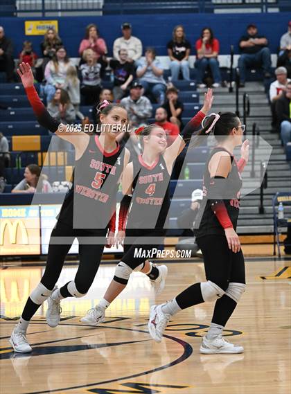 Thumbnail 2 in South Webster vs. Portsmouth West (OHSAA Division VI District Semifinal) photogallery.