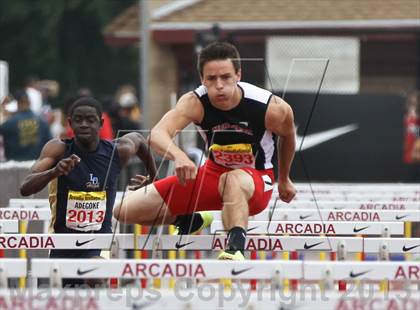 Thumbnail 1 in Arcadia Invitational (110 M Hurdles) photogallery.