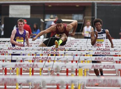 Thumbnail 3 in Arcadia Invitational (110 M Hurdles) photogallery.