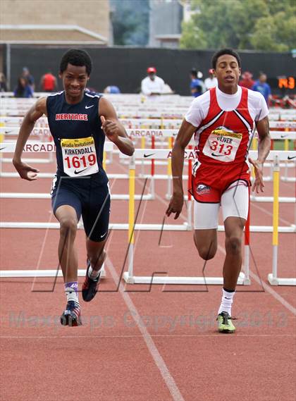Thumbnail 1 in Arcadia Invitational (110 M Hurdles) photogallery.