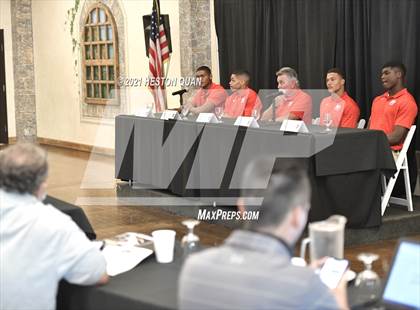 Thumbnail 1 in Trinity League Football Media Day - Mater Dei photogallery.