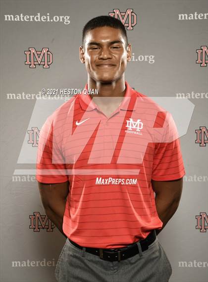 Thumbnail 2 in Trinity League Football Media Day - Mater Dei photogallery.