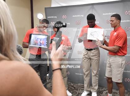 Thumbnail 3 in Trinity League Football Media Day - Mater Dei photogallery.