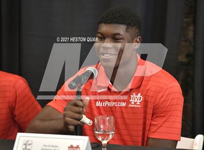 Thumbnail 1 in Trinity League Football Media Day - Mater Dei photogallery.