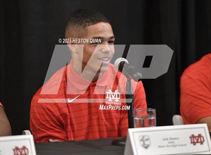 Thumbnail 3 in Trinity League Football Media Day - Mater Dei photogallery.