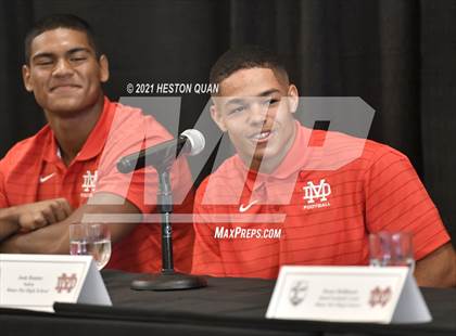Thumbnail 3 in Trinity League Football Media Day - Mater Dei photogallery.