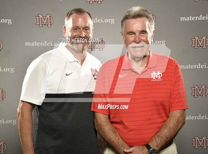 Thumbnail 2 in Trinity League Football Media Day - Mater Dei photogallery.