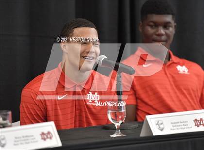 Thumbnail 3 in Trinity League Football Media Day - Mater Dei photogallery.