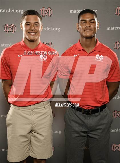 Thumbnail 1 in Trinity League Football Media Day - Mater Dei photogallery.